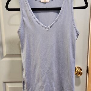 Maurices Sky Blue V-Neck Tank Top